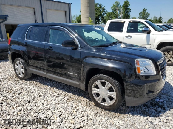 2017 GMC Terrain SLE with VIN 2GKFLSEK1H6297293, listed as a Copart auction lot 59229444 with 107,719 mi miles and Salvage Title. Bid and sale history available at DreamBid. Image 4.