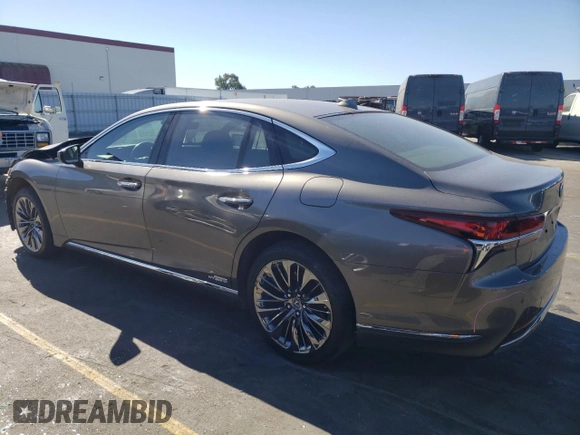 2018 Lexus LS with VIN JTHBYLFF1J5000266, listed as a Copart auction lot 77130624 with 36,312 mi miles and Salvage title. Bid and sale history available at DreamBid. Image 2.