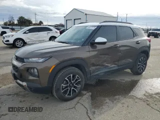 2022 Chevrolet TrailBlazer ACTIV with VIN KL79MSSL0NB052820, listed as a Copart auction lot 48977375 with 60,315 mi miles and Salvage Title. Bid and sale history available at carsss.com. Image 1.