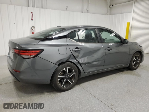 2024 Nissan Sentra SV with VIN 3N1AB8CV9RY303708, listed as a Copart auction lot 65278555 with 36,841 mi miles and Clean title. Bid and sale history available at DreamBid. Image 3.