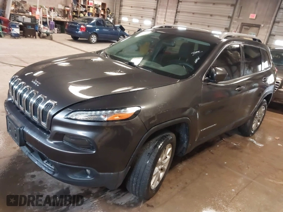 2017 Jeep Cherokee Latitude with VIN 1C4PJMCB6HW648564, listed as a IAAI auction lot 41987580 with 67,024 mi miles. Bid and sale history available at carsss.com. Image 2.