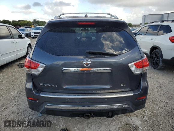 2014 Nissan Pathfinder SL with VIN 5N1AR2MNXEC665078, listed as a Copart auction lot 77375534 with 142,691 mi miles and Clean Title. Bid and sale history available at DreamBid. Image 6.