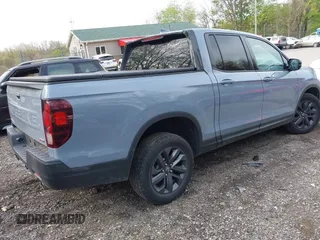 2024 Honda Ridgeline Sport with VIN 5FPYK3F18RB009341, listed as a IAAI auction lot 42159102 with 17,007 mi miles and . Bid and sale history available at DreamBid. Image 4.