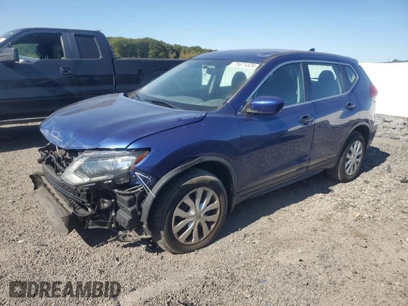 2017 Nissan Rogue SL with VIN 5N1AT2MV8HC743797, listed as a Copart auction lot 75671324 with 121,616 mi miles and Salvage Title. Bid and sale history available at carsss.com. Image 1.