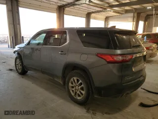 2021 Chevrolet Traverse LS with VIN 1GNEVFKW5MJ140922, listed as a Copart auction lot 86315394 with 0 mi miles and Salvage Title. Bid and sale history available at carsss.com. Image 2.