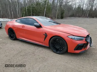 2020 BMW M8 Competition z VIN WBSAE0C03LBM08348, wystawiony jako Copart lot #52863465 z przebiegiem 78 160 mil mil oraz Szkoda całkowita • Salvage title. Historia ofert i sprzedaży dostępna na DreamBid. Obrazek 4.