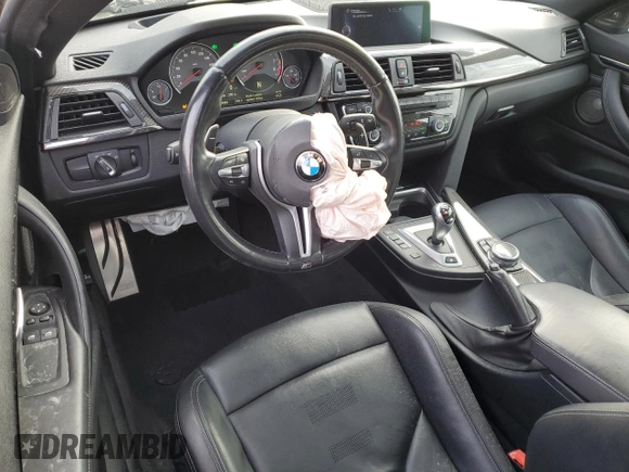 2015 BMW M4 with VIN WBS3R9C56FK330505, listed as a Copart auction lot 37317014 with 54,483 mi miles. Bid and sale history available at carsss.com. Image 8.