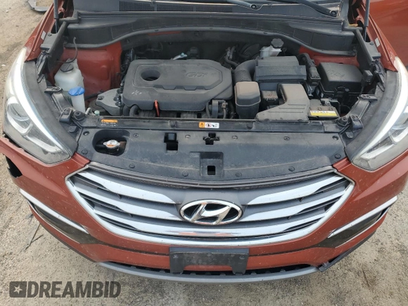 2017 Hyundai Santa Fe 2.4L z VIN 5XYZTDLB8HG442999, wystawiony jako Copart lot #58805795 z przebiegiem 166 204 mil mil oraz Nie do naprawy • Non repairable. Historia ofert i sprzedaży dostępna na DreamBid. Obrazek 12.