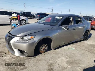 2015 Lexus IS 250 with VIN JTHBF1D28F5074303, listed as a Copart auction lot 46207705 with 101,745 mi miles and Salvage Title. Bid and sale history available at DreamBid. Image 1.
