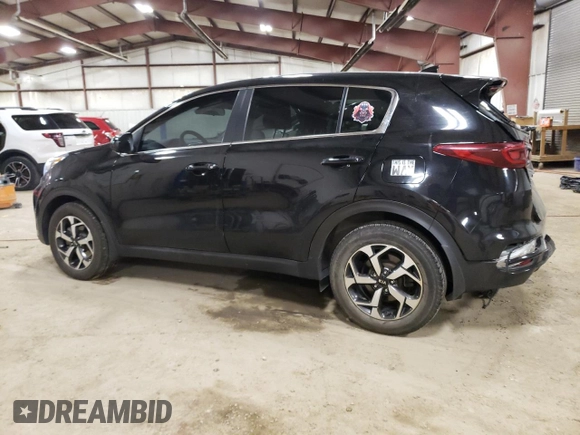 2021 Kia Sportage LX with VIN KNDPM3AC3M7844446, listed as a Copart auction lot 52189735 with 43,814 mi miles and Clean Title. Bid and sale history available at carsss.com. Image 2.