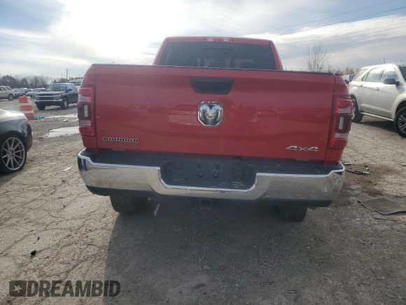 2022 Ram 2500 Big Horn with VIN 3C6UR5DJ5NG287398, listed as a Copart auction lot 82520144 with 11,906 mi miles and Salvage Title. Bid and sale history available at carsss.com. Image 6.