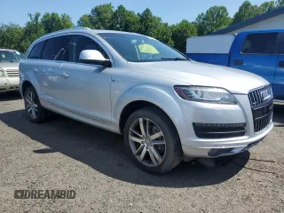 2015 Audi Q7 Premium Plus with VIN WA1LGAFE9FD021183, listed as a Copart auction lot 63902315 with 157,950 mi miles and Clean title. Bid and sale history available at DreamBid. Image 4.