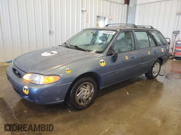 1999 Ford Escort SE with VIN 3FAFP15P4XR204950, listed as a Copart auction lot 41769545 with 100,122 mi miles and Non Repairable. Bid and sale history available at carsss.com. Image 1.