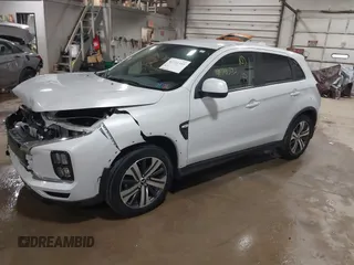 2022 Mitsubishi Outlander Sport ES with VIN JA4ARUAU6NU017446, listed as a IAAI auction lot 41711393 with 42,940 mi miles. Bid and sale history available at carsss.com. Image 18.