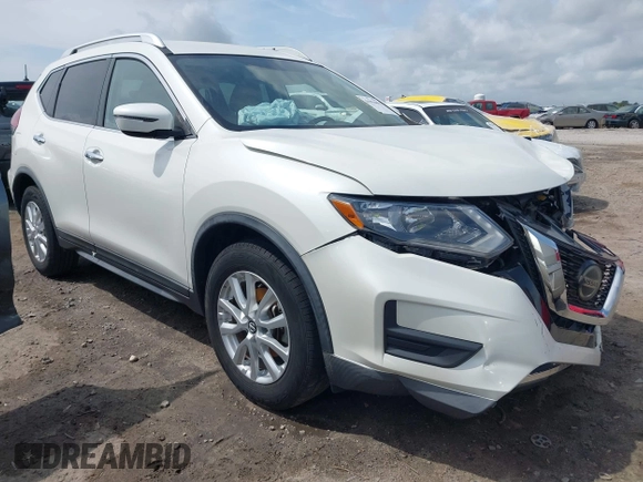 2018 Nissan Rogue SV with VIN KNMAT2MT8JP597774, listed as a IAAI auction lot 41956655 with 63,237 mi miles and . Bid and sale history available at carsss.com. Image 1.
