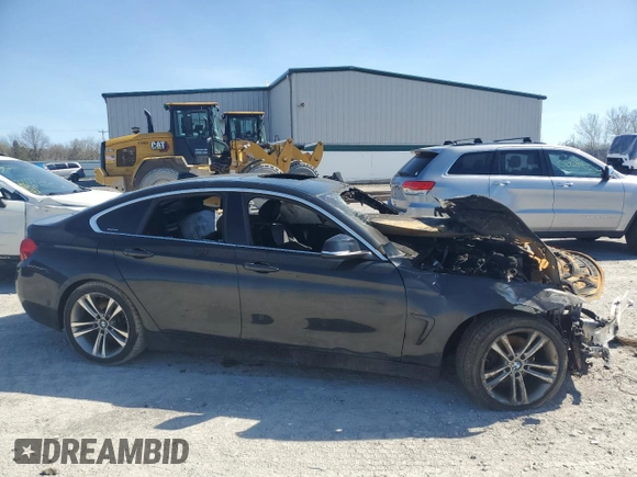 2016 BMW 4 Series 428i xDrive with VIN WBA4C9C52GG140148, listed as a Copart auction lot 54747935 with Not Provided miles and Salvage Title. Bid and sale history available at DreamBid. Image 4.