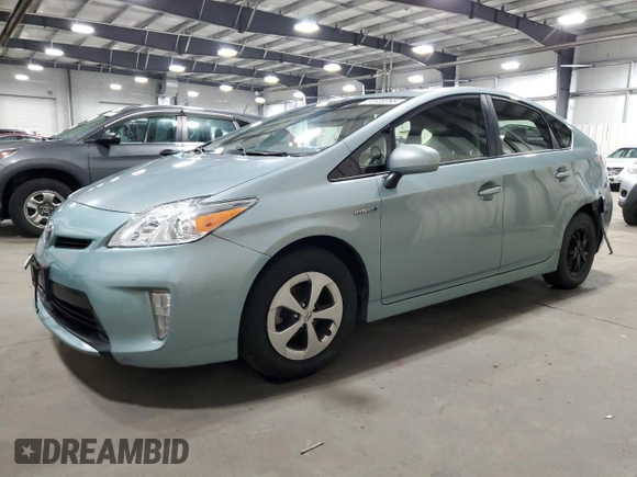 2013 Toyota Prius One with VIN JTDKN3DU4D5583156, listed as a Copart auction lot 51520255 with 208,043 mi miles and Salvage Title. Bid and sale history available at DreamBid. Image 1.