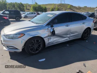 2018 Ford Fusion SE z VIN 3FA6P0HD6JR253036, wystawiony jako Copart lot #53548405 z przebiegiem 122 340 mil mil oraz Szkoda całkowita • Salvage title. Historia ofert i sprzedaży dostępna na DreamBid. Obrazek 1.