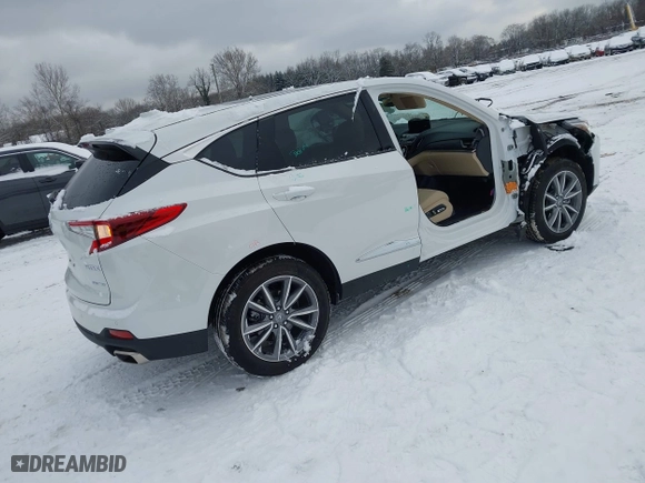 2024 Acura RDX w/Technology Package with VIN 5J8TC2H50RL024506, listed as a IAAI auction lot 41269206 with 4,279 mi miles. Bid and sale history available at carsss.com. Image 4.