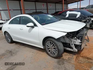 2023 Mercedes-Benz CLA 250 with VIN W1K5J4GB8PN391130, listed as a IAAI auction lot 42052752 with 20,679 mi miles and . Bid and sale history available at DreamBid. Image 14.
