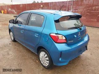 2021 Mitsubishi Mirage ES with VIN ML32AUHJ1MH010878, listed as a IAAI auction lot 41699745 with 45,092 mi miles. Bid and sale history available at carsss.com. Image 3.