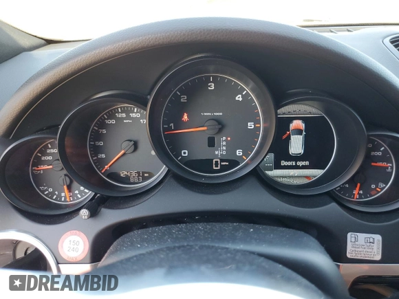 2015 Porsche Cayenne Diesel with VIN WP1AF2A26FLA37302, listed as a Copart auction lot 56732425 with 124,361 mi miles and Salvage title. Bid and sale history available at DreamBid. Image 9.