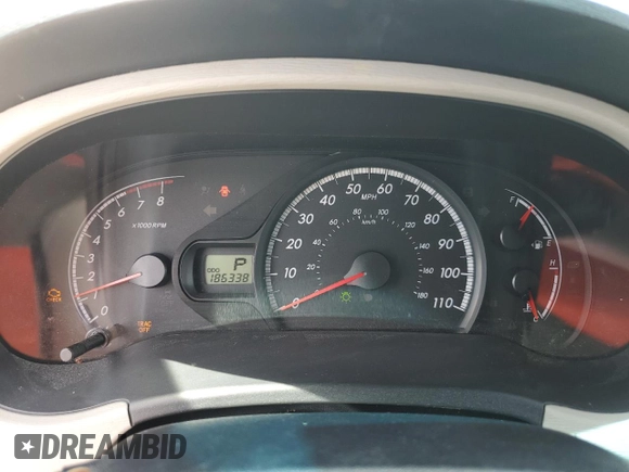2013 Toyota Sienna LE AAS with VIN 5TDKK3DC1DS377268, listed as a Copart auction lot 54892765 with 186,338 mi miles and Salvage Title. Bid and sale history available at DreamBid. Image 9.