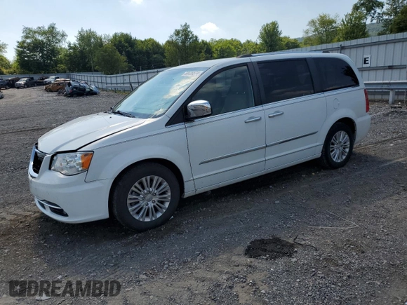 2014 Chrysler Town & Country Limited with VIN 2C4RC1GG7ER461197, listed as a Copart auction lot 59426574 with 96,068 mi miles and Salvage Title. Bid and sale history available at DreamBid. Image 1.