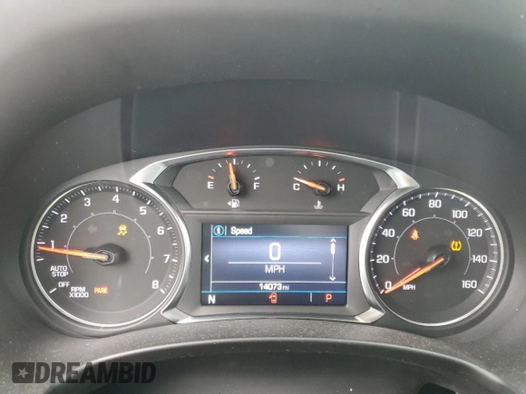2023 GMC Terrain SLE with VIN 3GKALMEG2PL166613, listed as a Copart auction lot 89016215 with 14,073 mi miles and Salvage Title. Bid and sale history available at DreamBid. Image 9.