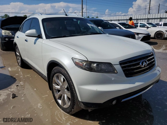 2008 Infiniti FX35 with VIN JNRAS08U28X102344, listed as a Copart auction lot 73819434 with 0 mi miles and Salvage Title. Bid and sale history available at carsss.com. Image 4.