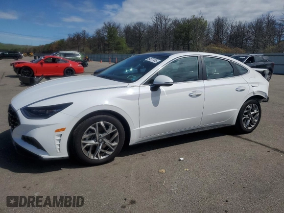 2023 Hyundai Sonata SEL z VIN KMHL14JA8PA308784, wystawiony jako Copart lot #54577405 z przebiegiem 17 213 mil mil oraz Szkoda całkowita • Salvage title. Historia ofert i sprzedaży dostępna na DreamBid. Obrazek 1.