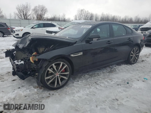2016 Jaguar XF S with VIN SAJBM4BV7GCY05811, listed as a Copart auction lot 38132444 with 0 mi miles. Bid and sale history available at carsss.com. Image 1.