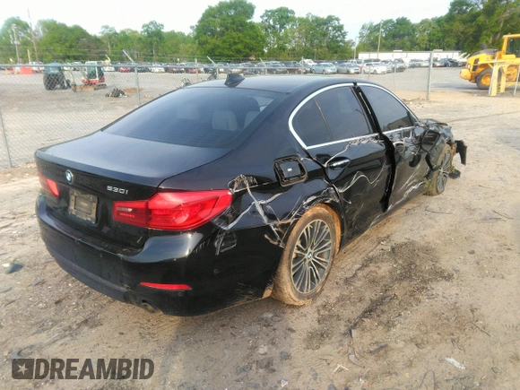 2017 BMW 5 Series 530i with VIN WBAJA5C38HWA35365, listed as a IAAI auction lot 42036200 with 94,072 mi miles and . Bid and sale history available at carsss.com. Image 4.