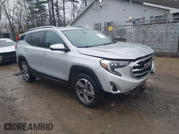 2021 GMC Terrain SLT with VIN 3GKALVEV2ML332953, listed as a IAAI auction lot 41112119 with 84,344 mi miles and . Bid and sale history available at carsss.com. Image 1.