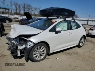 2023 Toyota Corolla Hatchback SE with VIN JTND4MBE4P3192467, listed as a Copart auction lot 46859694 with 83,831 mi miles and Salvage Title. Bid and sale history available at carsss.com. Image 1.