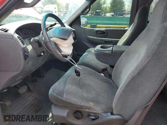 2001 Ford F-150 XL with VIN 1FTRX18L01NA40686, listed as a Copart auction lot 56544205 with Not provided miles and Salvage title. Bid and sale history available at DreamBid. Image 7.