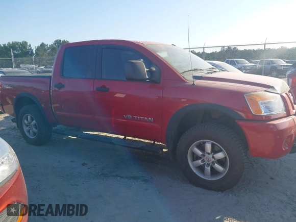 2012 Nissan Titan SL with VIN 1N6BA0ECXCN322271, listed as a IAAI auction lot 40563629 with 90,014 mi miles and . Bid and sale history available at DreamBid. Image 13.