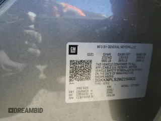 2021 GMC Acadia Denali with VIN 1GKKNPLS2MZ184833, listed as a Copart auction lot 86403574 with 19,498 mi miles and Salvage Title. Bid and sale history available at carsss.com. Image 14.
