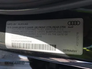 2016 Audi A6 3.0T Premium Plus with VIN WAUFGAFC0GN093898, listed as a IAAI auction lot 41844371 with 71,189 mi miles. Bid and sale history available at carsss.com. Image 9.