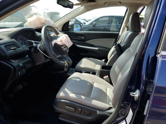 2015 Honda CR-V EX-L with VIN 5J6RM4H70FL064335, listed as a Copart auction lot 62815244 with 104,396 mi miles and Salvage Title. Bid and sale history available at carsss.com. Image 7.