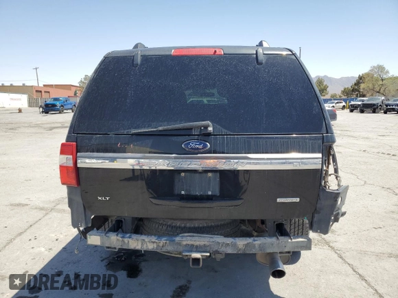 2017 Ford Expedition Max XLT with VIN 1FMJK1JT3HEA58675, listed as a Copart auction lot 51079865 with 183,636 mi miles and Salvage title. Bid and sale history available at DreamBid. Image 6.