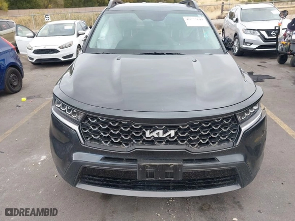 2023 Kia Sorento X-Line S with VIN 5XYRLDLC3PG218661, listed as a IAAI auction lot 40777143 with 21,665 mi miles. Bid and sale history available at carsss.com. Image 11.