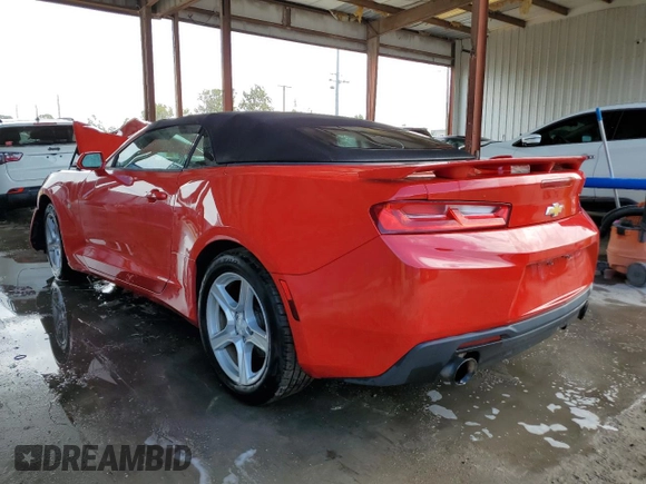 2018 Chevrolet Camaro 1LT with VIN 1G1FB3DX9J0122444, listed as a Copart auction lot 68957592 with 76,830 mi miles. Bid and sale history available at carsss.com. Image 2.