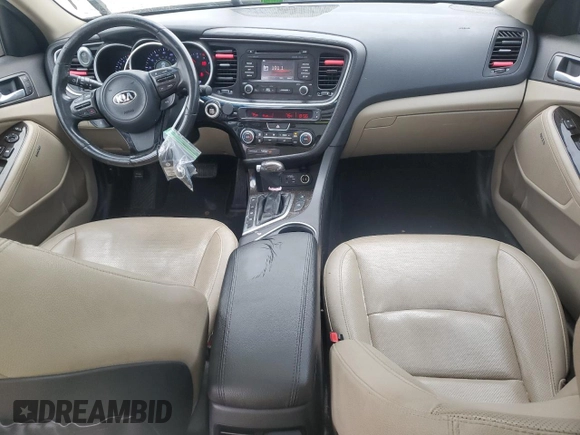 2015 Kia Optima EX with VIN 5XXGN4A7XFG431231, listed as a Copart auction lot 49119295 with 155,055 mi miles and Salvage Title. Bid and sale history available at carsss.com. Image 8.