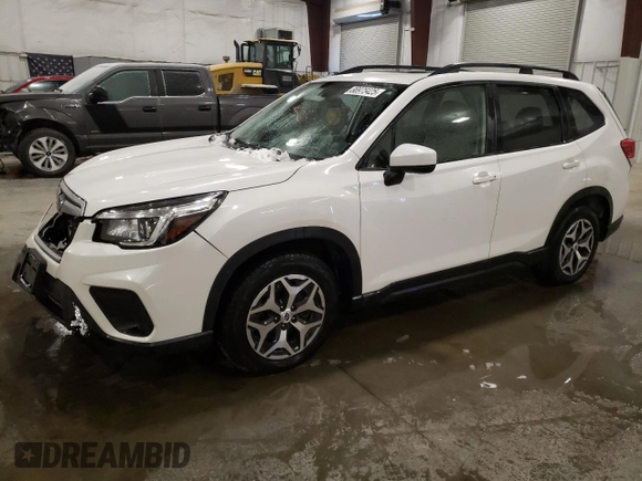 2019 Subaru Forester Premium with VIN JF2SKAEC9KH576137, listed as a Copart auction lot 88975425 with 41,057 mi miles and Salvage Title. Bid and sale history available at carsss.com. Image 1.