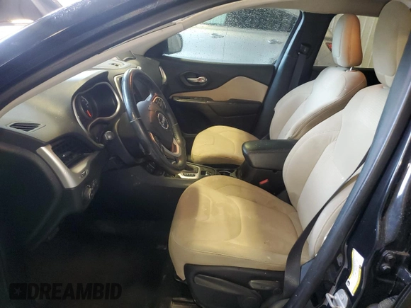 2016 Jeep Cherokee Latitude with VIN 1C4PJLCB9GW189779, listed as a Copart auction lot 47960975 with 166,466 mi miles and Salvage Title. Bid and sale history available at carsss.com. Image 7.
