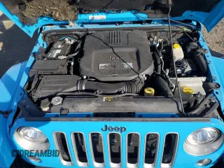 2018 Jeep Wrangler JK Unlimited Sahara with VIN 1C4BJWEG6JL821389, listed as a Copart auction lot 78605464 with 101,904 mi miles and Salvage Title. Bid and sale history available at carsss.com. Image 12.