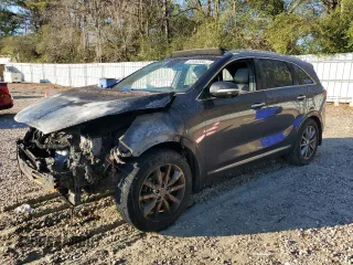 2016 Kia Sorento SXL z VIN 5XYPK4A55GG150748, wystawiony jako Copart lot #85950584 z przebiegiem Nie podano mil oraz Szkoda całkowita • Salvage title. Historia ofert i sprzedaży dostępna na DreamBid. Obrazek 1.