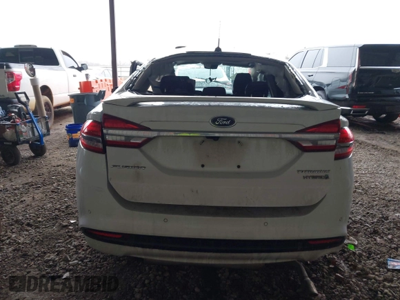 2017 Ford Fusion Hybrid Titanium with VIN 3FA6P0RU1HR322997, listed as a IAAI auction lot 41506630 with 263,589 mi miles and . Bid and sale history available at DreamBid. Image 16.