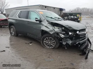2022 Chevrolet Traverse LT Leather with VIN 1GNEVHKW4NJ177926, listed as a Copart auction lot 83600084 with 0 mi miles and Salvage Title. Bid and sale history available at carsss.com. Image 4.